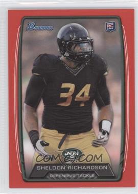 2013 Bowman - [Base] - Red #133 - Sheldon Richardson /199