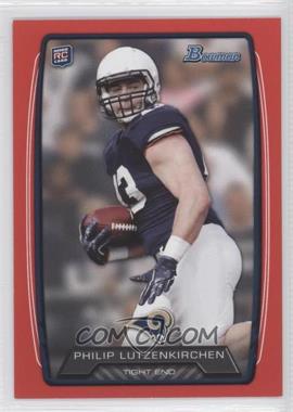 2013 Bowman - [Base] - Red #141 - Philip Lutzenkirchen /199