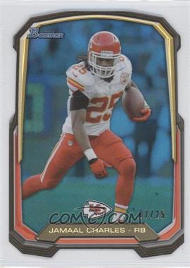 2013 Bowman - Die-Cut Insert - Blue #BDC-JC - Jamaal Charles /25