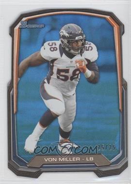 2013 Bowman - Die-Cut Insert - Blue #BDC-VM - Von Miller /25