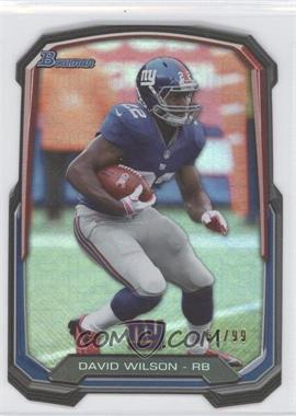 2013 Bowman - Die-Cut Insert - Prism #BDC-DW - David Wilson /99