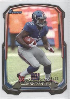 2013 Bowman - Die-Cut Insert - Prism #BDC-DW - David Wilson /99