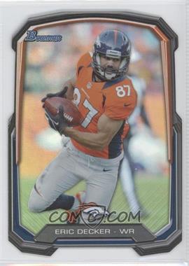 2013 Bowman - Die-Cut Insert #BDC-ED - Eric Decker