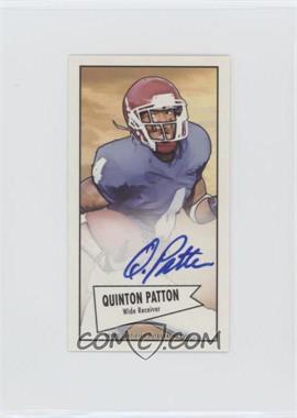 2013 Bowman - Mini Cards 1952 Design - Autographs #52B-QP - Quinton Patton