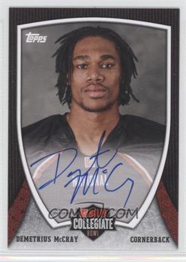 2013 Bowman - NFLPA Collegiate Bowl Autographs #42 - Demetrius McCray