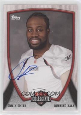 2013 Bowman - NFLPA Collegiate Bowl Autographs #67 - Orwin Smith