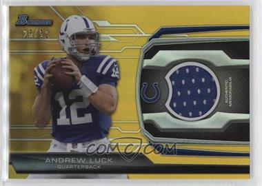 2013 Bowman - Relic - Gold #BR-AL - Andrew Luck /50