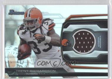 2013 Bowman - Relic #BR-TR - Trent Richardson