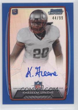 2013 Bowman - Rookie Chrome Refractor Autograph - Blue #RCRA-KG - Khaseem Greene /99