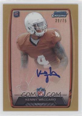 2013 Bowman - Rookie Chrome Refractor Autograph - Gold #RCRA-KV - Kenny Vaccaro /75