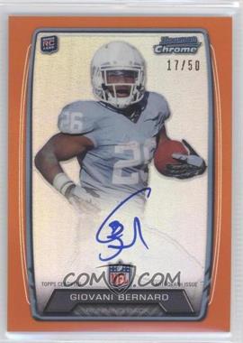 2013 Bowman - Rookie Chrome Refractor Autograph - Orange #RCRA-GB - Giovani Bernard /50