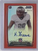 Khaseem Greene #/25