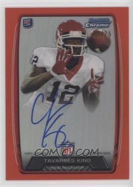 2013 Bowman - Rookie Chrome Refractor Autograph - Red #RCRA-TK - Tavarres King /25