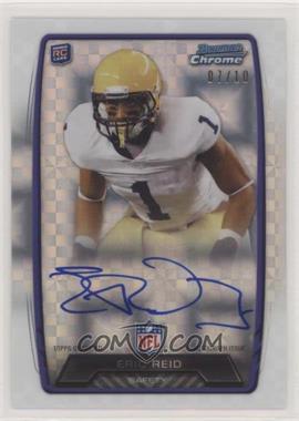 2013 Bowman - Rookie Chrome Refractor Autograph - X-Fractor #RCRA-ERE - Eric Reid /10