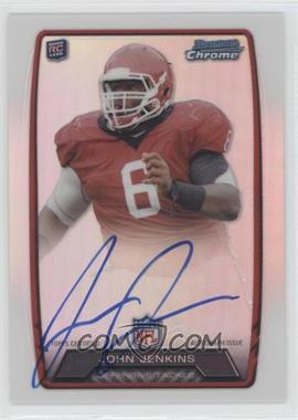 2013 Bowman - Rookie Chrome Refractor Autograph #RCRA-JJE - John Jenkins