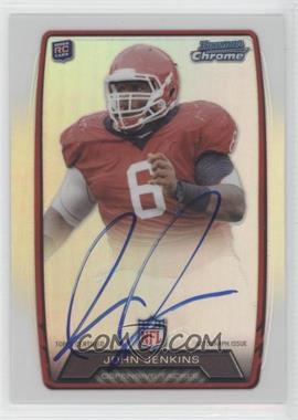 2013 Bowman - Rookie Chrome Refractor Autograph #RCRA-JJE - John Jenkins