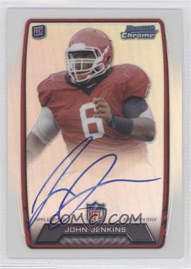 2013 Bowman - Rookie Chrome Refractor Autograph #RCRA-JJE - John Jenkins