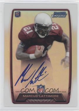 2013 Bowman - Rookie Chrome Refractor Autograph #RCRA-ML - Marcus Lattimore