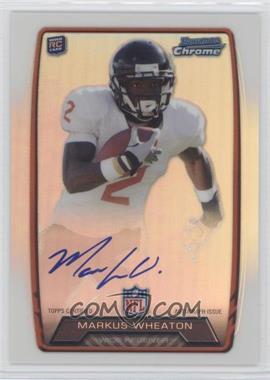 2013 Bowman - Rookie Chrome Refractor Autograph #RCRA-MW - Markus Wheaton