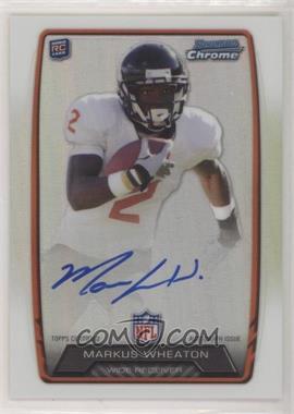 2013 Bowman - Rookie Chrome Refractor Autograph #RCRA-MW - Markus Wheaton