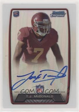 2013 Bowman - Rookie Chrome Refractor Autograph #RCRA-TJM - T.J. McDonald