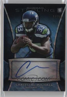 2013 Bowman Sterling - Autographs - Blue Refractor #BSA-CM - Christine Michael /99