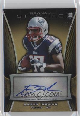 2013 Bowman Sterling - Autographs - Gold Refractor #BSA-AD - Aaron Dobson /25