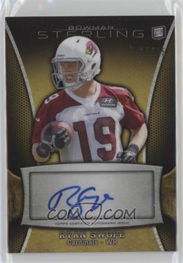 2013 Bowman Sterling - Autographs - Gold Refractor #BSA-RS - Ryan Swope /25