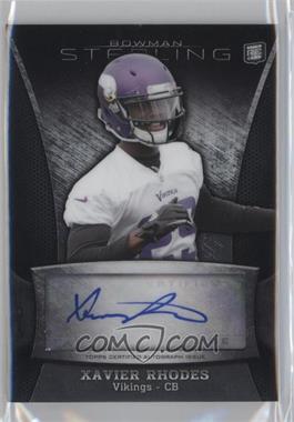 2013 Bowman Sterling - Autographs #BSA-XR - Xavier Rhodes