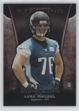 2013 Bowman Sterling - [Base] - Black Refractor #13 - Luke Joeckel /75