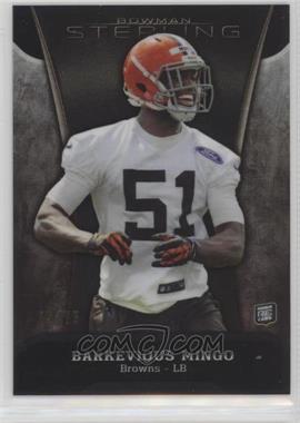 2013 Bowman Sterling - [Base] - Black Refractor #23 - Barkevious Mingo /75