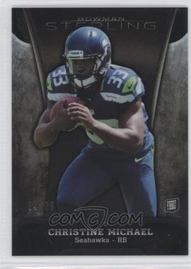 2013 Bowman Sterling - [Base] - Black Refractor #47 - Christine Michael /75