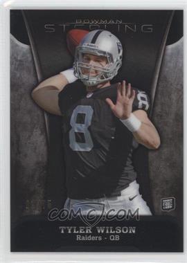 2013 Bowman Sterling - [Base] - Black Refractor #8 - Tyler Wilson /75