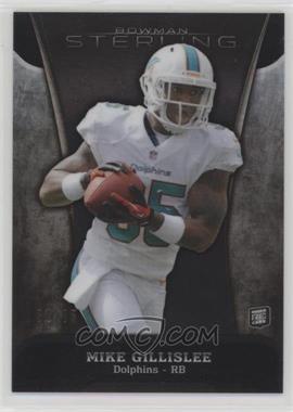 2013 Bowman Sterling - [Base] - Black Refractor #91 - Mike Gillislee /75