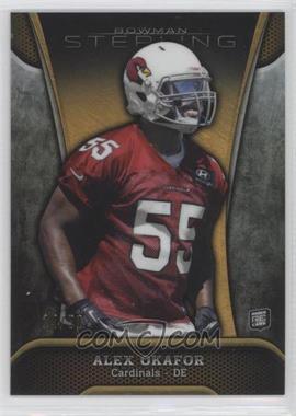 2013 Bowman Sterling - [Base] - Gold Refractor #62 - Alex Okafor /50