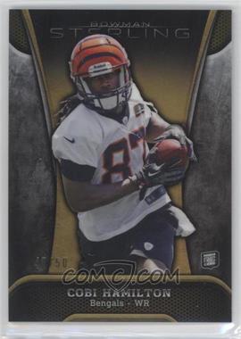 2013 Bowman Sterling - [Base] - Gold Refractor #71 - Cobi Hamilton /50