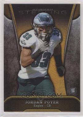 2013 Bowman Sterling - [Base] - Gold Refractor #83 - Jordan Poyer /50