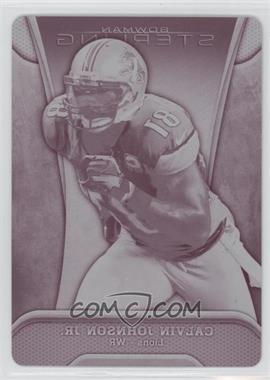 2013 Bowman Sterling - [Base] - Printing Plate Magenta #70 - Calvin Johnson Jr. /1