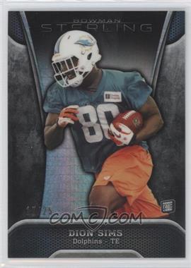 2013 Bowman Sterling - [Base] - Prism Refractor #99 - Dion Sims /25