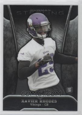 2013 Bowman Sterling - [Base] #63 - Xavier Rhodes