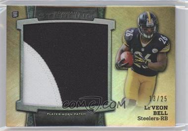 2013 Bowman Sterling - Box Topper Jumbo Rookie Patch - Gold Refractor #BSJRP-LB - Le'Veon Bell /25
