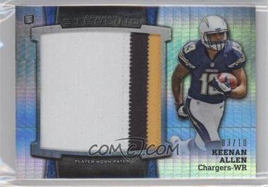 2013 Bowman Sterling - Box Topper Jumbo Rookie Patch - Prism Refractor #BSJRP-KA - Keenan Allen /10