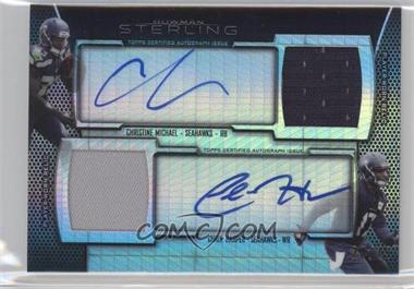 2013 Bowman Sterling - Dual Autograph Relics - Prism Refractor #BSPDAR-MH - Christine Michael, Chris Harper /75