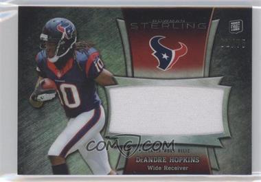 2013 Bowman Sterling - Jumbo Rookie Relic - Black Refractor Patch #BSJRR-DH - DeAndre Hopkins /75