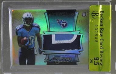 2013 Bowman Sterling - Jumbo Rookie Relic - Gold Refractor Patch #BSJRR-JH - Justin Hunter /50 [BRCR 9.5]