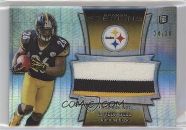2013 Bowman Sterling - Jumbo Rookie Relic - Prism Refractor Patch #BSJRR-LB - Le'Veon Bell /30