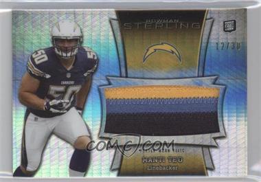 2013 Bowman Sterling - Jumbo Rookie Relic - Prism Refractor Patch #BSJRR-MT - Manti Te'o /30