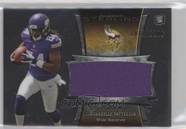 2013 Bowman Sterling - Jumbo Rookie Relic #BSJRR-CP - Cordarrelle Patterson /1206