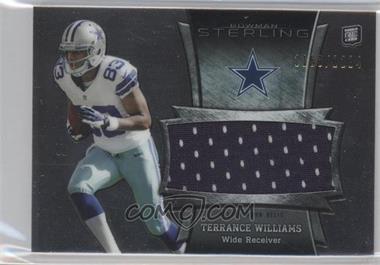 2013 Bowman Sterling - Jumbo Rookie Relic #BSJRR-TWI - Terrance Williams /1214