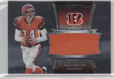 2013 Bowman Sterling - Jumbo Veteran Relic #BSJVR-AD - Andy Dalton /99